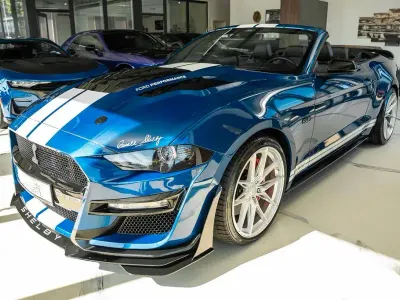 Gebraucht Ford Mustang GT Premium 450 PS (330 kW) 2023 Blau Cabrio