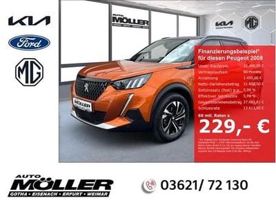 Gebraucht Peugeot 2008 GT 131 PS (96 kW) 2023 Orange SUV