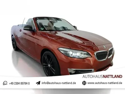 Używany BMW 220 Luxury Line 190 KM (139 kW) 2018 Pomarańczowy Kabriolet