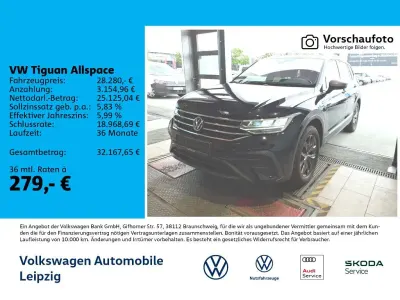 Gebraucht VW Tiguan Allspace Life 150 PS (110 kW) 2023 Schwarz SUV