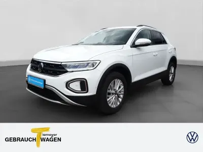 Gebraucht VW T-Roc Life 110 PS (80 kW) 2023 Weiß SUV