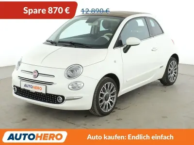 Używany Fiat 500C Star 69 KM (50 kW) 2020 Biały Kabriolet