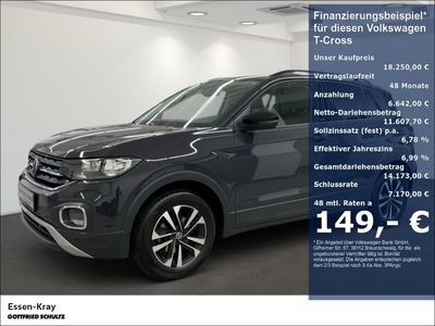 gebraucht VW T-Cross - United 1.0 TSI Klima Einparkhilfe DAB