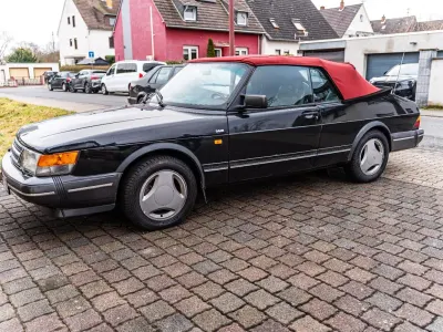 Brugt Saab 900 Cabriolet 141 HK (103 kW) 1991 Sort Cabriolet