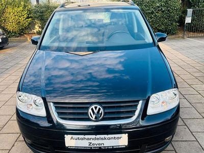 Gebraucht VW Touran Trendline 140 PS (102 kW) 2006 Schwarz Van / Kleinbus