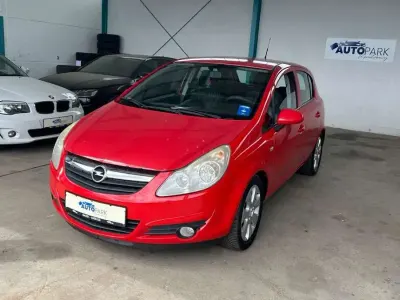 Gebraucht Opel Corsa Basis 80 PS (58 kW) 2008 Rot Kleinwagen