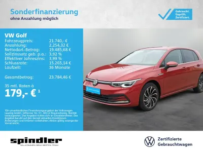 Gebraucht VW Golf VIII Style 150 PS (110 kW) 2021 Rot Limousine