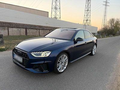 Używany Audi A4 S-Line 190 KM (139 kW) 2020 Niebieski Sedan/Limuzyna