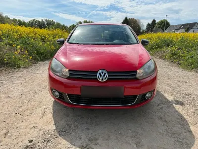 Brugt VW Golf VI Style 105 HK (77 kW) 2012 Rød Hatchback
