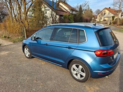 Gebraucht VW Golf Sportsvan Highline 150 PS (110 kW) 2014 Blau Van / Kleinbus