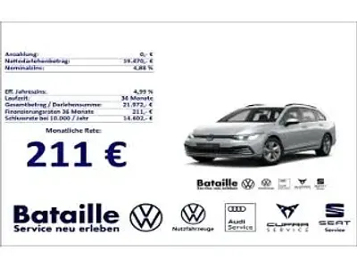 Gebraucht VW Golf VIII Life 116 PS (85 kW) 2024 Silber Kombi