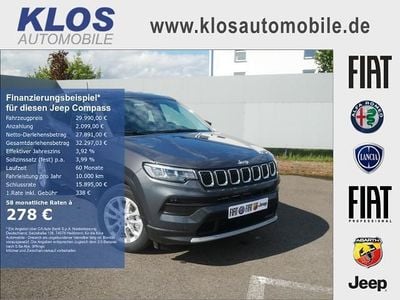 Neu Jeep Compass Altitude 131 PS (96 kW) 2025 Graphite grey metallic (grau) SUV