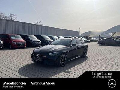 Gebraucht Mercedes C300e AMG 313 PS (230 kW) 2024 Lack obsidianschwarz Kombi