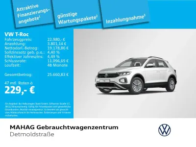 Używany VW T-Roc Life 150 KM (110 kW) 2023 Biały SUV