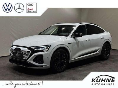 Gebraucht Audi Q8 e-tron S-Line 300 kW (408 PS) 2023 Gletscherweiß metallic SUV