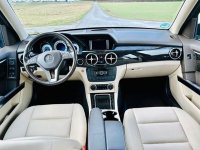 gebraucht Mercedes GLK200 CDI Facelift Schwarz/Beige Automatik TOP