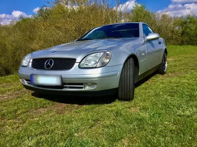 Gebraucht Mercedes SLK230 193 PS (141 kW) 1998 Grau Cabrio