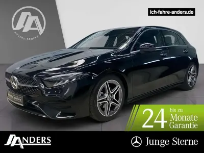 Gebraucht Mercedes A200 AMG 163 PS (119 kW) 2025 Schwarzlack kosmosschwarz Limousine