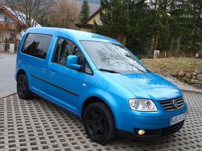 Second-hand VW Caddy Family 80 CP (58 kW) 2007 Albastru Monovolum