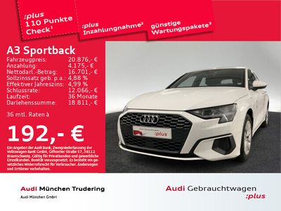 Ibisweiß Gebraucht 2022 Audi A3 Sportback e-tron Advanced Kleinwagen | 22.433 € (Fairer Preis)