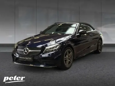 Gebraucht Mercedes C180 AMG 156 PS (114 kW) 2021 Cavansitblau metallic Cabrio