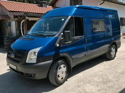 Gebraucht Ford Transit 115 PS (84 kW) 2010 Blau Van / Kleinbus