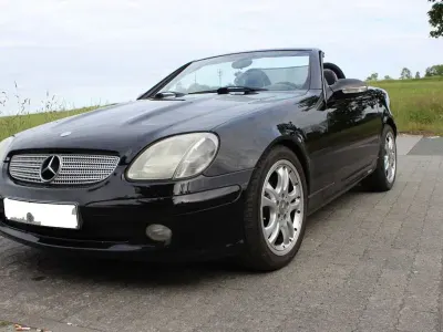 Gebraucht Mercedes SLK200 Edition 163 PS (119 kW) 2003 Schwarz Cabrio