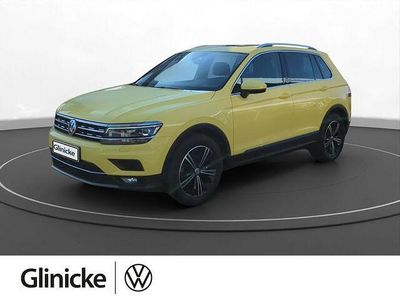 Gebraucht VW Tiguan Highline 150 PS (110 kW) 2019 Gelb SUV