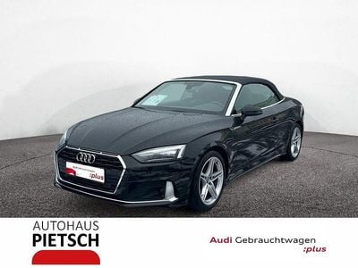 Gebraucht Audi A5 Cabriolet Advanced Plus 190 PS (139 kW) 2020 Mythosschwarz metallic Cabrio