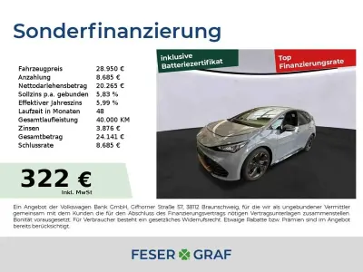 Gebraucht Cupra Born 169 kW (231 PS) 2024 Vaporgrau Kleinwagen