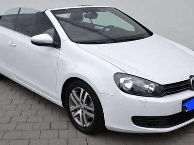 Gebraucht VW Golf Cabriolet 105 PS (77 kW) 2013 Weiß Cabrio