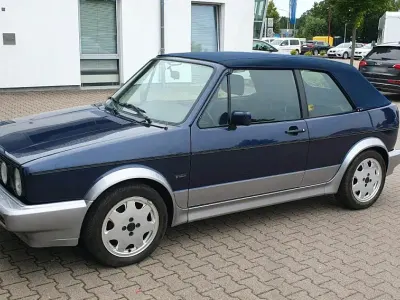 Brugt VW Golf Cabriolet 98 HK (72 kW) 1991 Blå Cabriolet