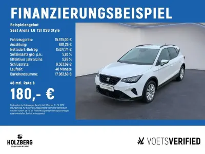 Gebraucht Seat Arona Style 110 PS (80 kW) 2022 Weiß SUV