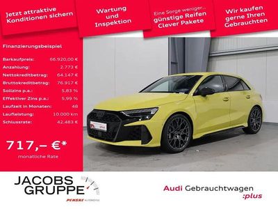 Usata Audi RS3 Ambiente 294 CV (216 kW) 2024 Giallo Berlina