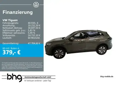 Gebraucht VW Tiguan Life 204 PS (150 kW) 2025 Grün SUV