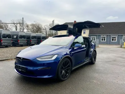 Brugt Tesla Model X Plaid 2023 Blå SUV