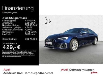 Gebraucht Audi S5 Ambiente 341 PS (250 kW) 2022 Navarrablau metallic Coupé