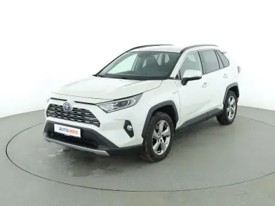 Gebraucht Toyota RAV4 Hybrid Lounge 222 PS (163 kW) 2019 Weiß SUV