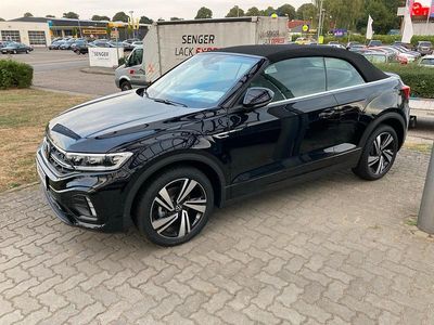 Gebraucht VW T-Roc Cabriolet R-line 150 PS (110 kW) 2022 Schwarz Cabrio