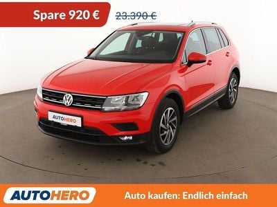 Gebraucht VW Tiguan Sound 150 PS (110 kW) 2018 Rot SUV