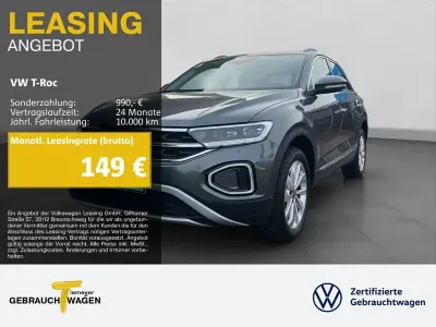 Brugt VW T-Roc Style 116 HK (85 kW) 2024 Grå SUV