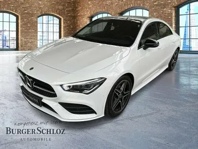 Gebraucht Mercedes CLA250 AMG line 224 PS (164 kW) 2020 Unilack polarweiß Limousine