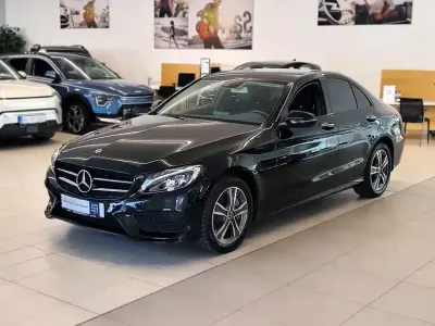 Gebraucht Mercedes C250 AMG line 211 PS (155 kW) 2018 Obsidianschwarz Limousine