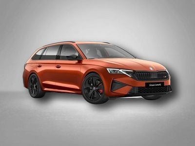 Gebraucht Skoda Octavia RS 265 PS (194 kW) 2024 Tangerine orange metallic Kombi