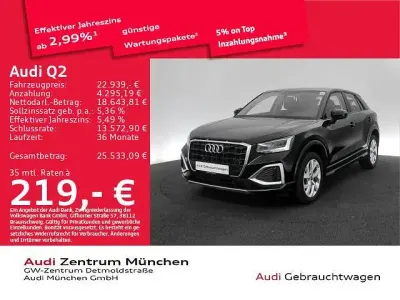 Gebraucht Audi Q2 Advanced Plus 150 PS (110 kW) 2023 Brillantschwarz SUV