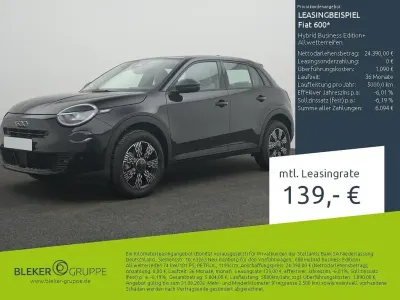 Neu Fiat 600 Business 101 PS (74 kW) 2026 Schwarz SUV