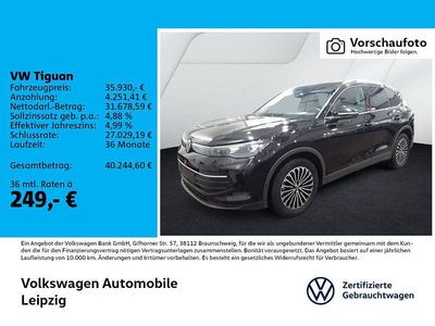 Gebraucht VW Tiguan Goal 150 PS (110 kW) 2025 Schwarz SUV