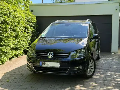 Brugt VW Sharan Highline 140 HK (102 kW) 2014 Sort MPV
