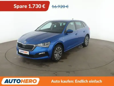Gebraucht Skoda Scala Clever 110 PS (80 kW) 2021 Blau Kleinwagen