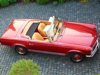 Gebraucht Mercedes 230 150 PS (110 kW) 1964 Rot Cabrio